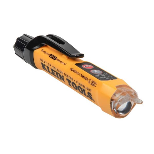 Klein Tools Digital Dual Range Non Contact Voltage Tester with Flashlight 12-1000V AC