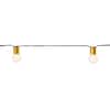 Hampton Bay 12-Light 12 ft. Indoor/Outdoor Gold Socket Plug-In String Light  with Incandescent Bulbs Included LM009-12L - The Home Depot