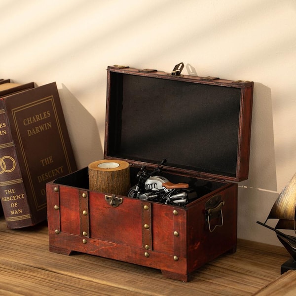 Vintiquewise Multi-Function Vintage-Inspired Small Wooden Storage
