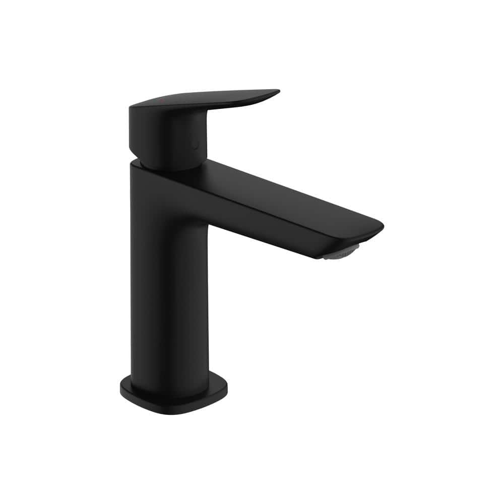 Hansgrohe Logis Fine Single Handle Single Hole Bathroom Faucet in Matte ...