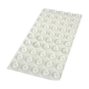 Adhesive 3/8 in. Rubber Bumpers Stops Door Drawer Cabinet Home Kitchen Glass Holder (120 Pack)
