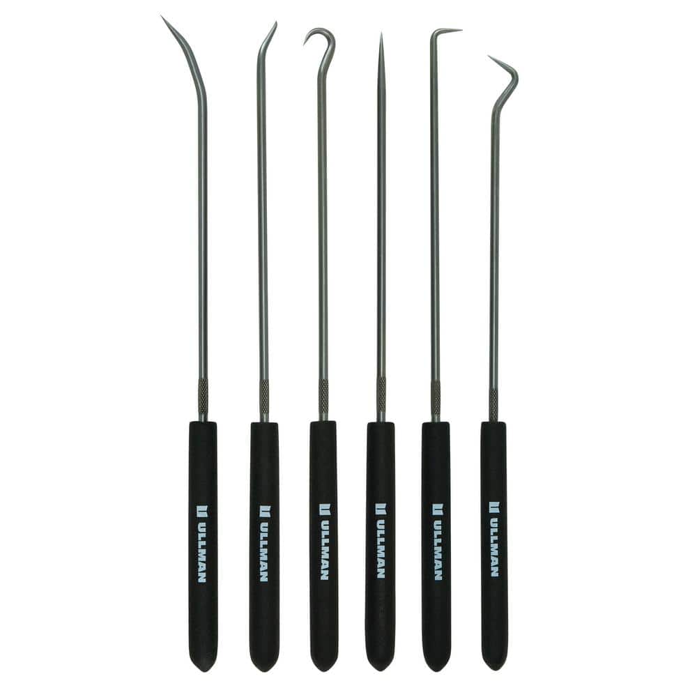 Ullman Devices 6-Piece 9-3/4 Long Hook and Pick Set