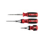 2-Pack Ratcheting Multi-Bit Screwdriver Set with 9-in-1 Torx Drive Multi-Bit Screwdriver (26-Piece)