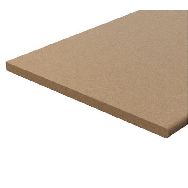 Unbranded 0.75 in. x 1-13/48 ft. x 8 ft. Bullnose Particle Board Shelving Board (Common: 3/4 in. x 15-1/4 in. x 8 ft.)
