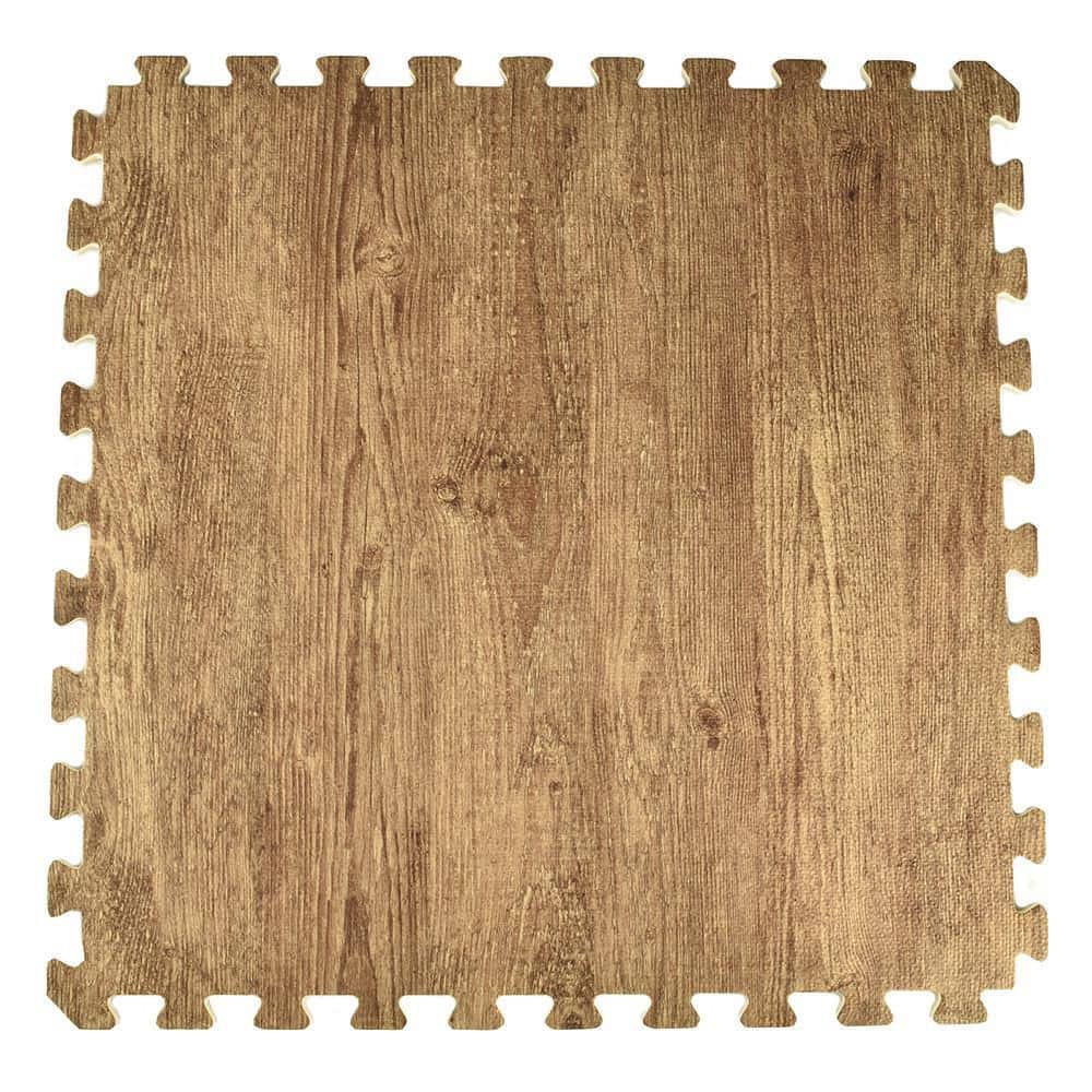 2' x 2' x 5/8 Forest Floor Wood Grain Foam Mats | We Sell Mats Slate