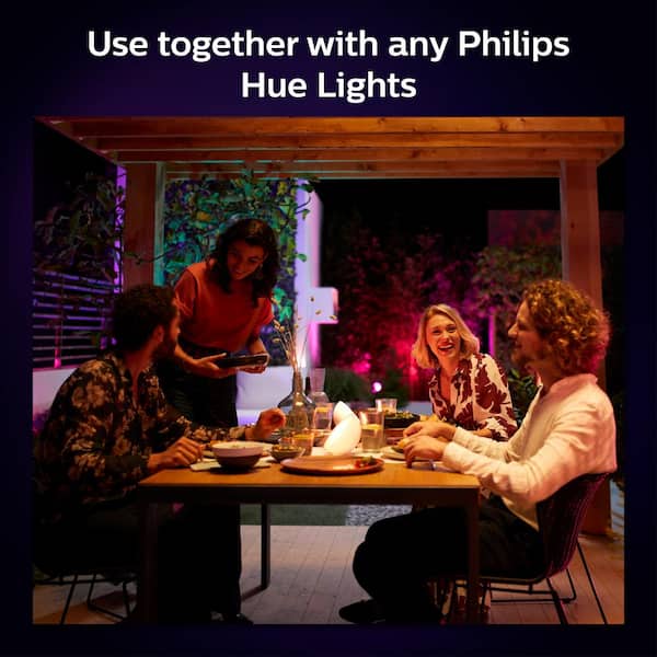 Philips Hue 100-Watt Equivalent PAR38 Smart Waterproof Color Changing Light  Bulb (1-Pack) 577262 - The Home Depot
