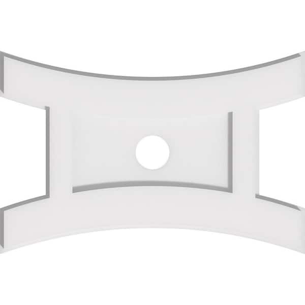 Ekena Millwork 1 in. x 18 in. x 12 in PVC Medallion Moulding