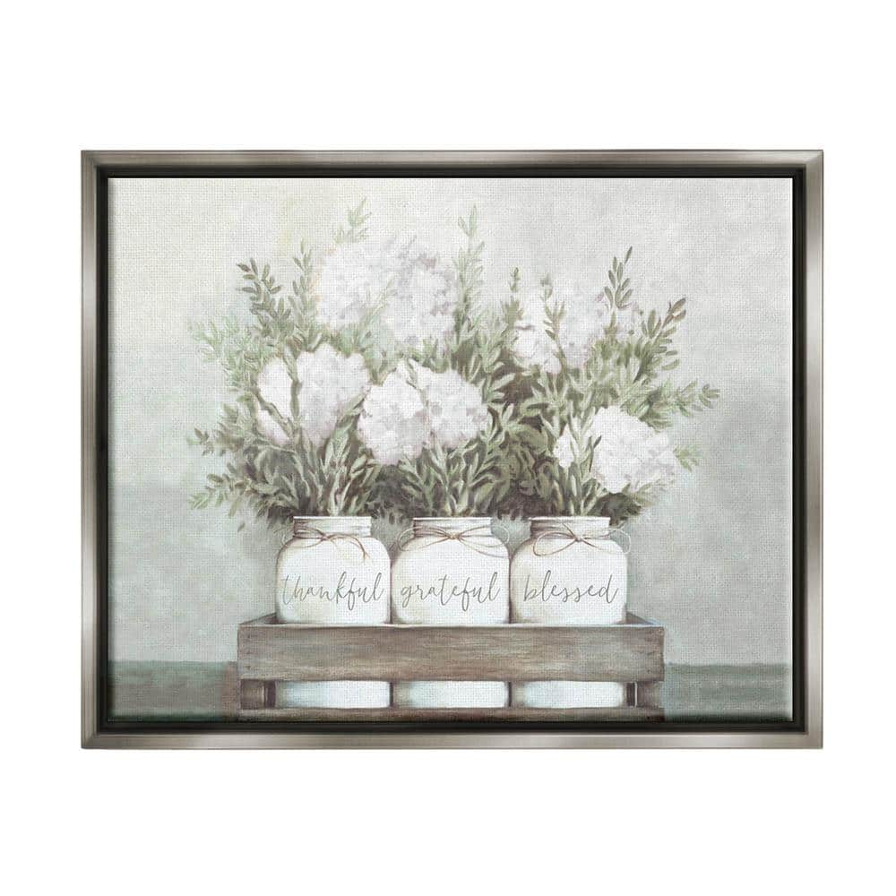 The Stupell Home Decor Collection Hydrangea Bouquets Blessed