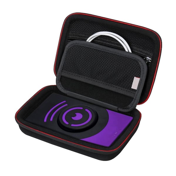 Unbranded Carrying Case Compatible with Advanced Stud Finder Wall Scanner Black with Mesh Pocket for Cables and Accessories
