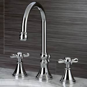 Essex 8 in. Widespread 2-Handle Bathroom Faucet in Polished Chrome