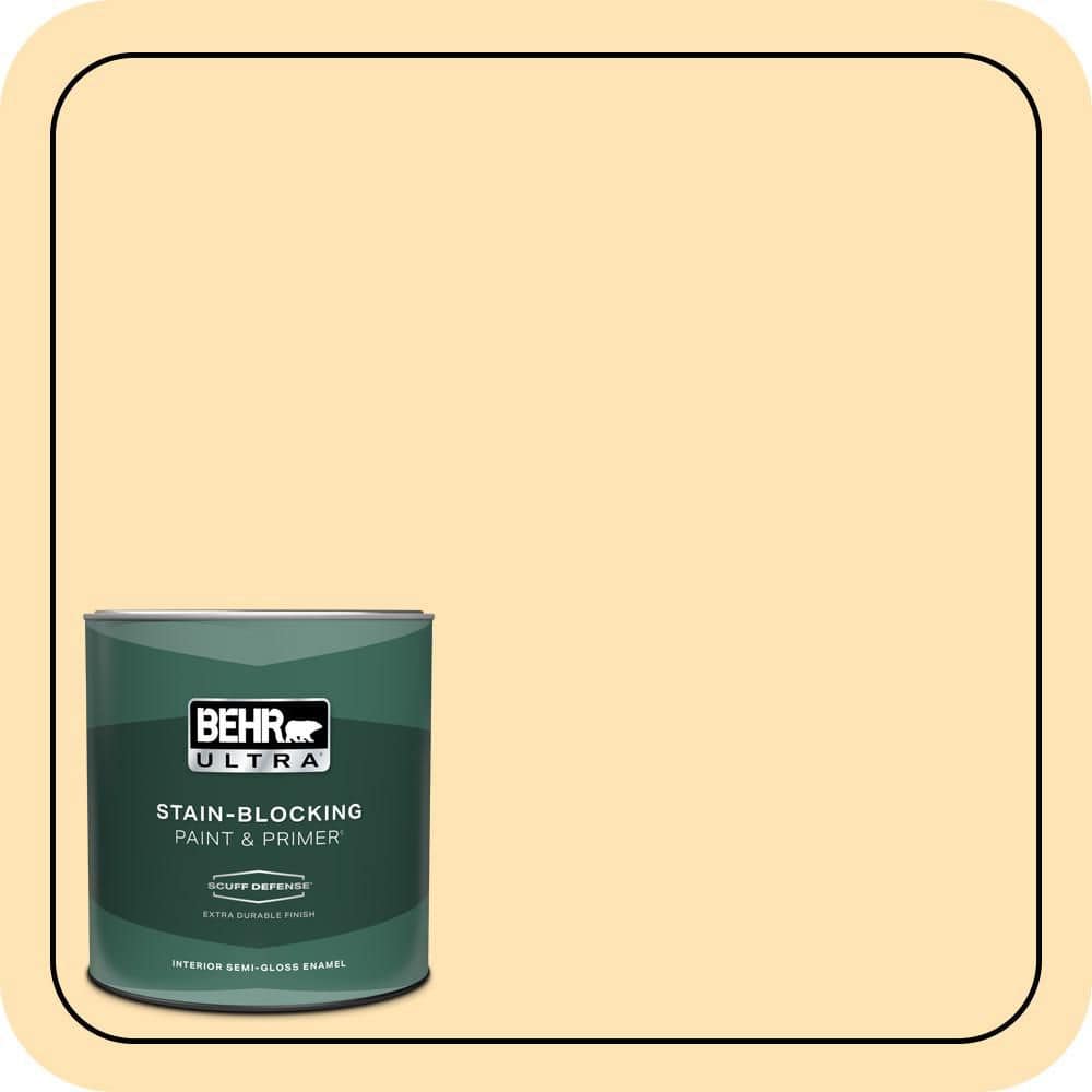 1 qt. #P250-2 Golden Nectar Extra Durable Semi-Gloss Enamel Interior Paint & Primer price history on PriceWatchPro