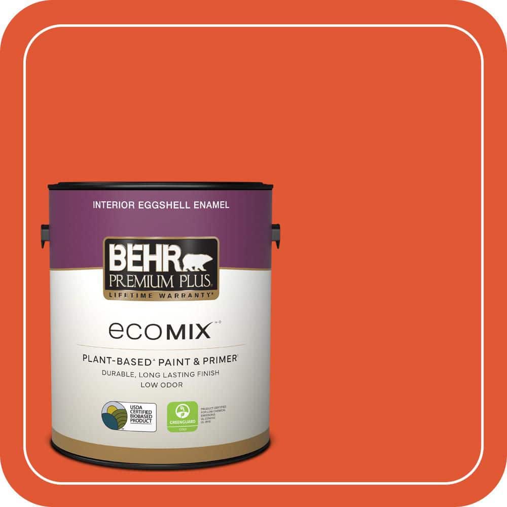 1 gal. #S-G-210 Volcanic Blast Eggshell Enamel EcoMix Plant-Based Interior Paint & Primer price history on PriceWatchPro