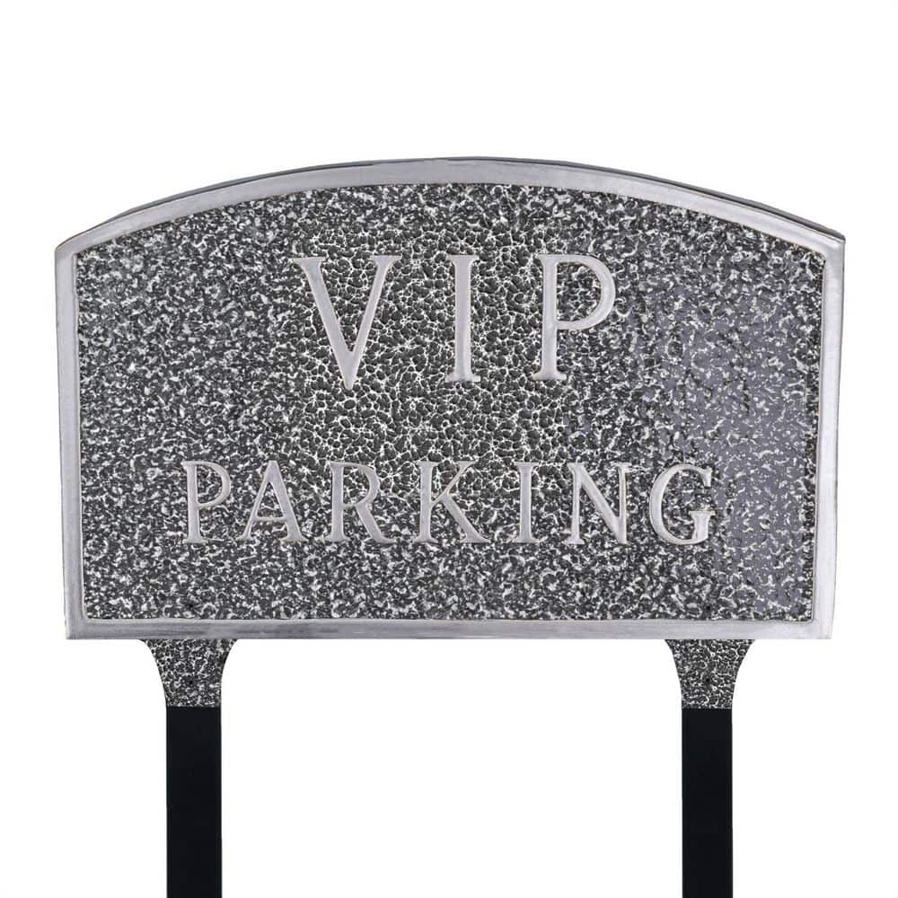 "13"" x 21"" Large Arch VIP Parking Statement Plaque Sign with Lawn Stakes - Swedish Iron" price history on PriceWatchPro