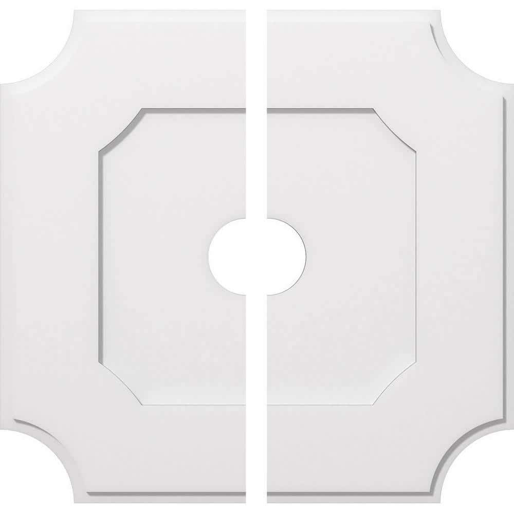 1 in. P X 19 in. C X 32 in. OD X 5 in. ID Locke Architectural Grade PVC Contemporary Ceiling Medallion, Two Piece price history on PriceWatchPro