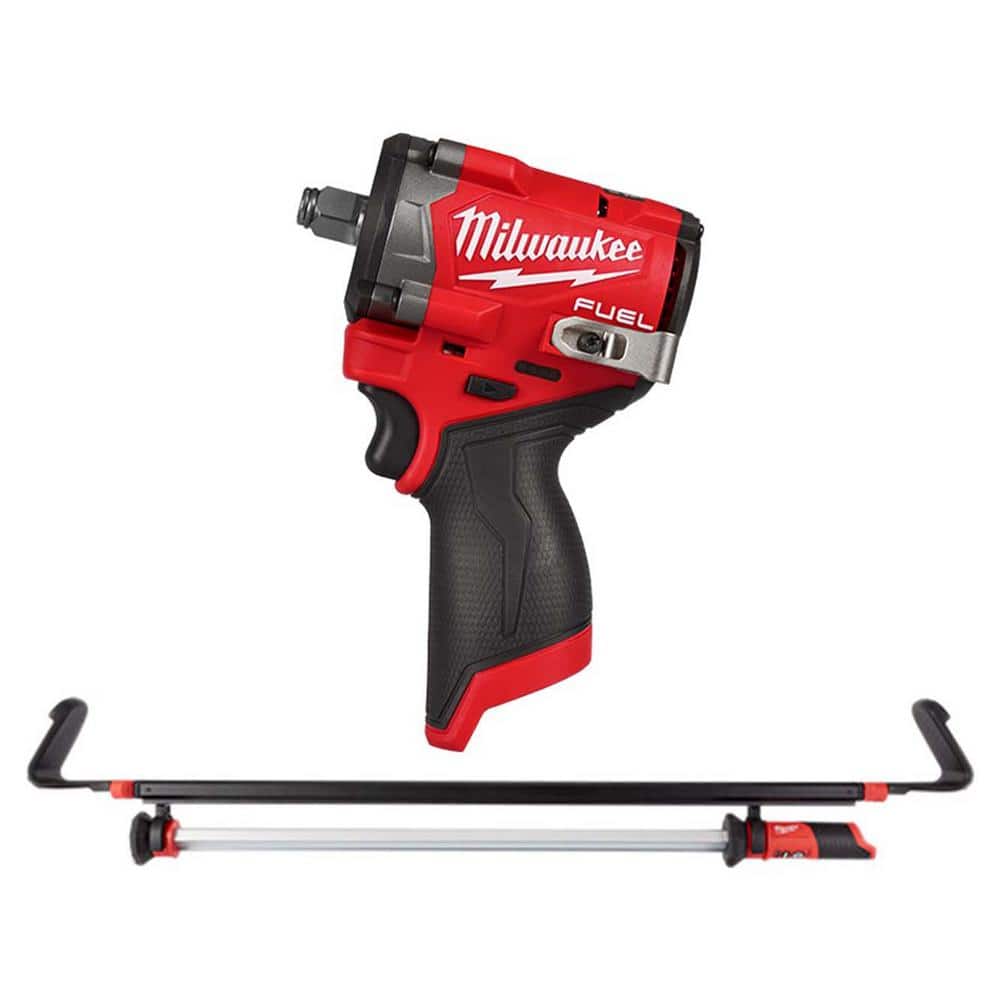 Milwaukee M12 FUEL 12V Lithium-Ion Brushless Cordless Stubby 1/2 In - Foto 3
