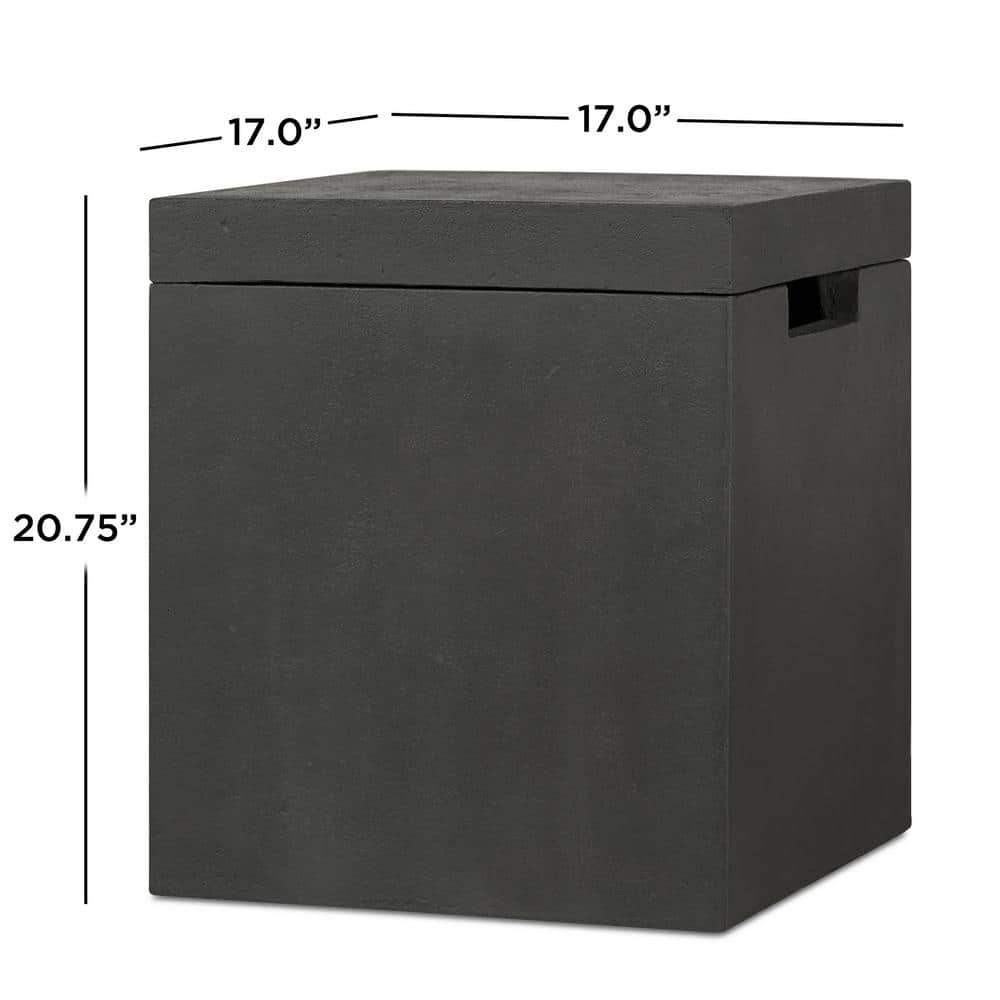 Carbon Concrete Propane Tank Cover and Accent Table