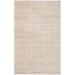 Marbella Ivory 4 ft. x 6 ft. Solid Area Rug