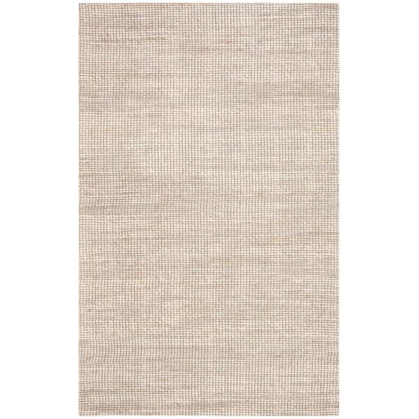 SAFAVIEH Marbella Ivory 4 ft. x 6 ft. Solid Area Rug