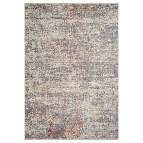 Albany Gray 5 ft. x 8 ft. Oriental Area Rug
