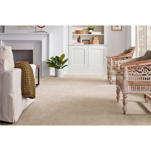 Appreciate I - Chenille - Beige 47 oz. Triexta Texture Carpet - Installation Required