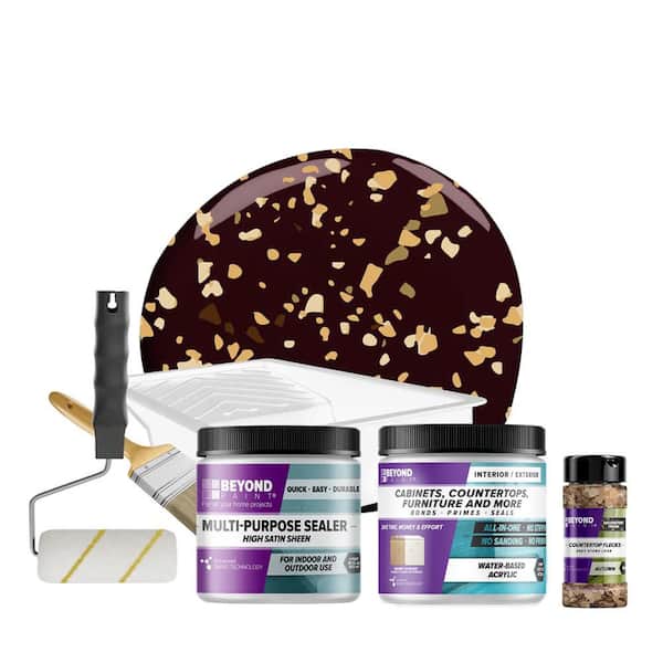 BEYOND PAINT Mocha Countertop Kit with Autumn Flecks