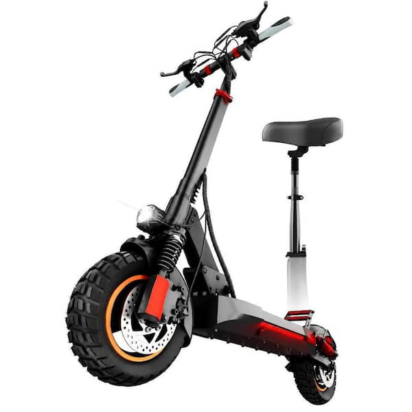 2-Wheel Heavy Duty Electric Scooter in Black