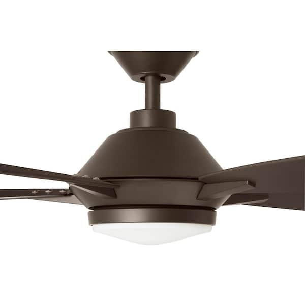 Home Decorators Collection Berwick 52in LED Outdoor Espresso Bronze Ceiling Fan 