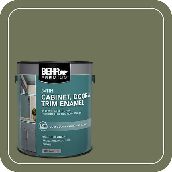 1 gal. #MQ6-53 Herb Cornucopia Satin Enamel Interior/Exterior Cabinet, Door & Trim Paint