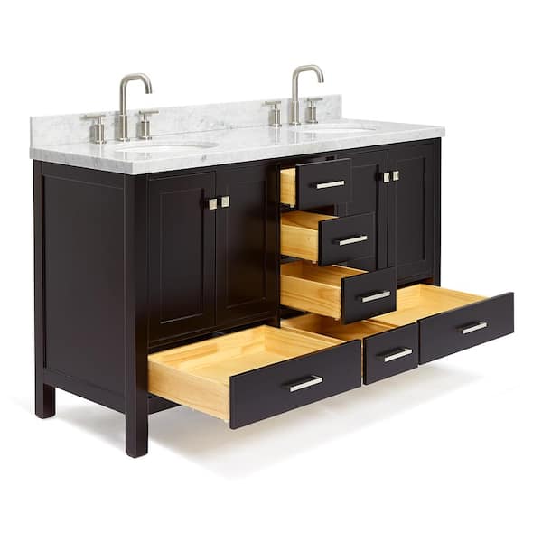 22 Winstead Corner Vanity in Espresso - Base Only