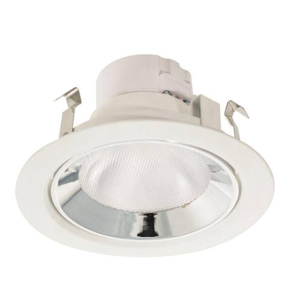 Whirlpool Gold Series 6 in. White and Chrome LED Recessed Light Kit 65-Watt Equivalent Dimmable Adjustable/Directional