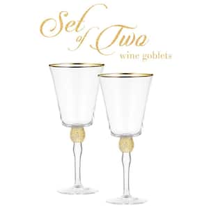 Godinger Meridian 12 oz. White Wine Glasss Goblet (Set of 4) 22522