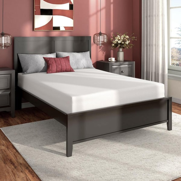 Furniture of America Lumi Full Medium Green Tea Memory Foam 12 in Bed-in-a-Box Mattress
