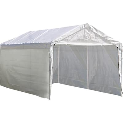 ShelterLogic 10 ft. W x 10 ft. H Max AP Compact, Fixed-Leg Canopy in ...