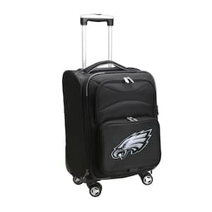 NFL Philadelphia Eagles 21 in. Black Carry-On Spinner Softside Suitcase