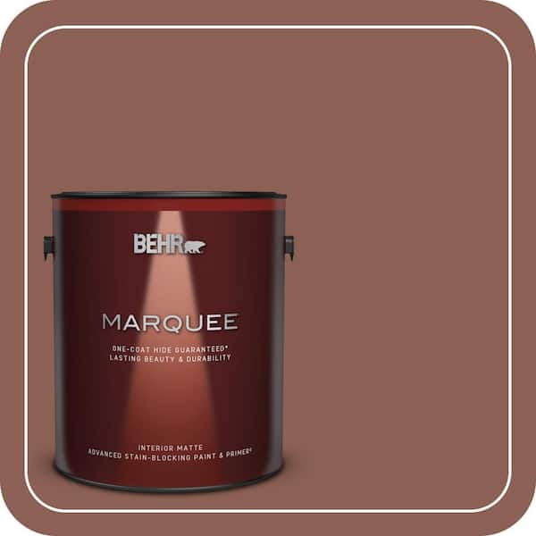 BEHR MARQUEE 1 gal. #ECC-26-1 Cedar Grove Matte Interior Paint & Primer