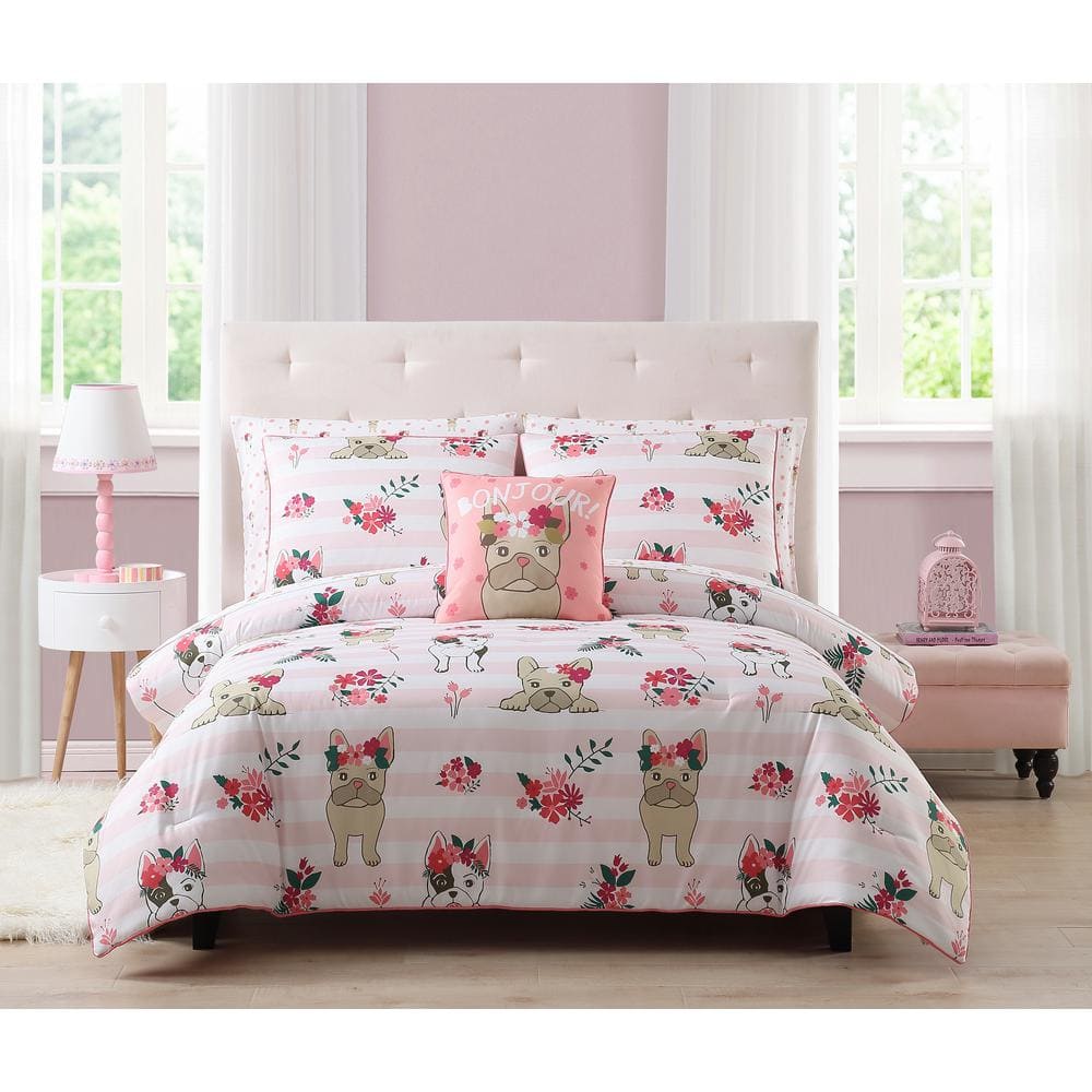 6/8PC BEDDING COMPLETE COMFORTER AND SHEET SET BED DRESSING FOR KIDS TEENS 