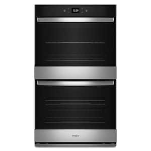 27 in. Double Electric Wall Oven With Convection Self-Cleaning in Fingerprint Resistant Stainless Steel