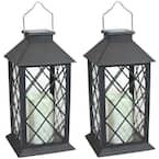 Sunnydaze Decor Yorktown Grey Battery-Powered 10 in. LED Candle Indoor  Lantern (4-Pack) FOR-360-4PK - The Home Depot