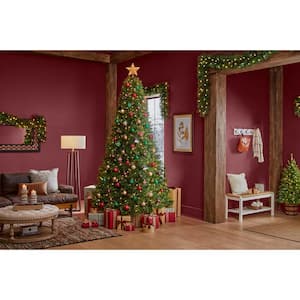 9 ft. Pre-Lit LED Forest Pine Artificial Christmas Tree