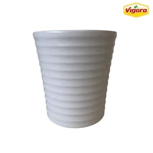 3 in. Ivorie Small White Ceramic Planter (3 in. D x 2.6 in. H)
