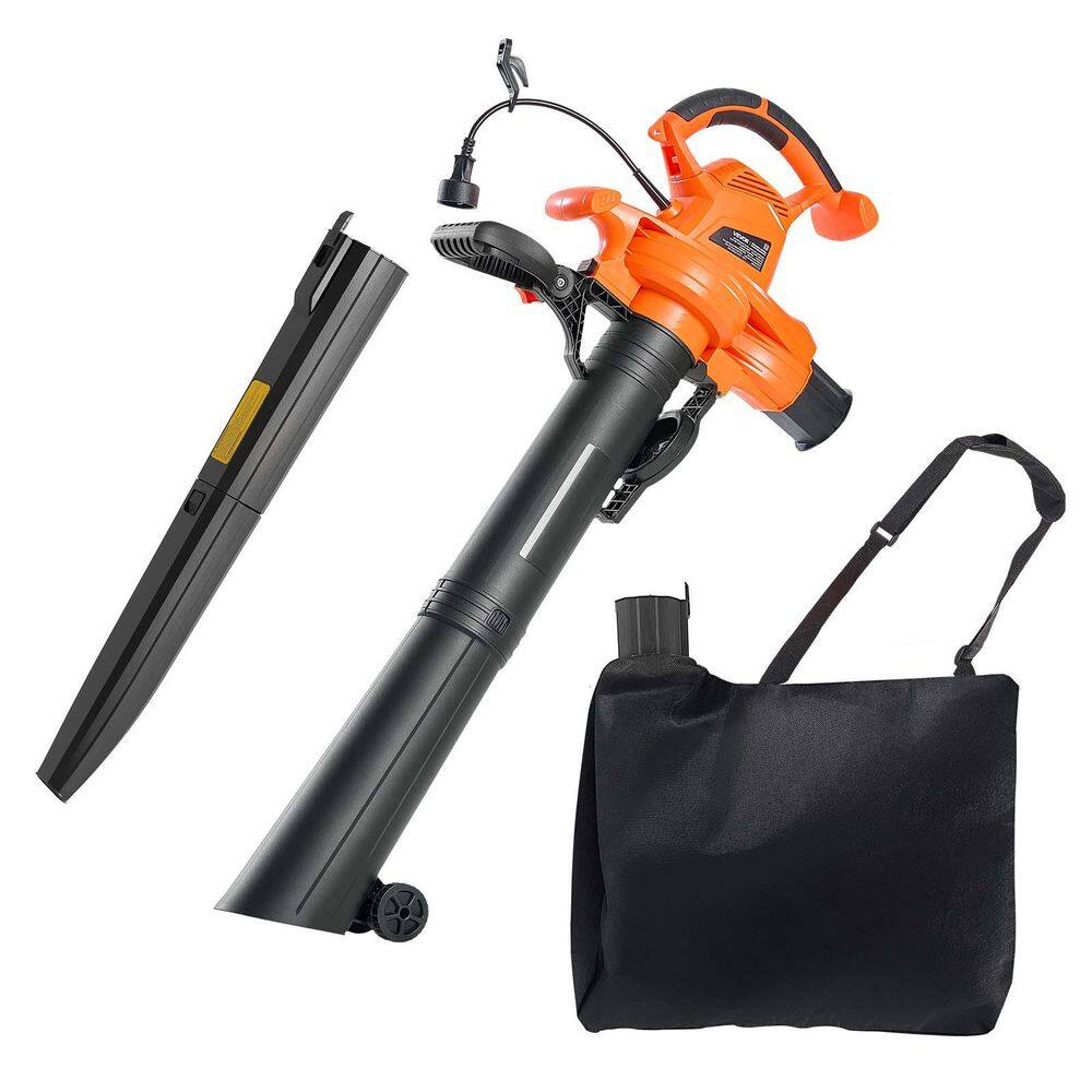 12 Amp Electric Leaf Blower, 250 MPH, 400 CFM, 3-in-1 Blower, Vacuum & Mulcher, 2-Speed, with Bag & Wheeled Base, Corded price history on PriceWatchPro