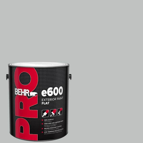 BEHR PRO 1 gal. #PPU26-18 Silver Mine Flat Exterior Paint