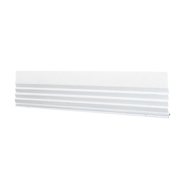 Hoover Dam 3 ft. White Metal Mesh Gutter Guard
