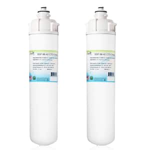 SGF-96-42 CTO-Chlora Compatible Commercial Water Filter for EV9607-41, EV9607-46, EV9627-04, Made in USA (2 Pack)