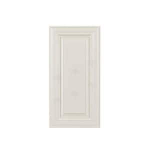 Princeton Assembled 9 in. x 30 in. x 12 in. 1-Door Wall Cabinet with 2-Shelves in Off-White