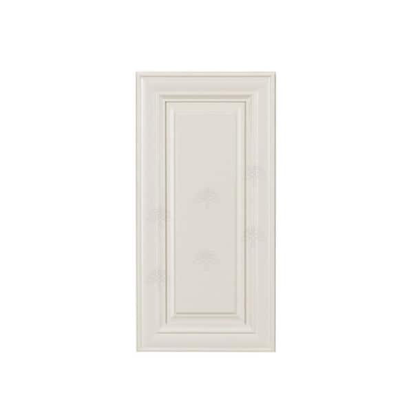 LIFEART CABINETRY Princeton Assembled 9 in. x 30 in. x 12 in. 1-Door Wall Cabinet with 2-Shelves in Off-White