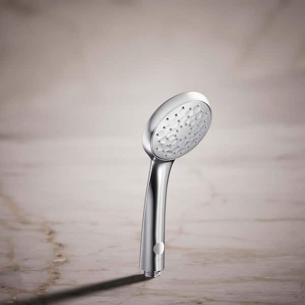 Awaken 1-Spray 3.8 in. Single Tub Deck Mount Handheld Shower Head in Polished Chrome
