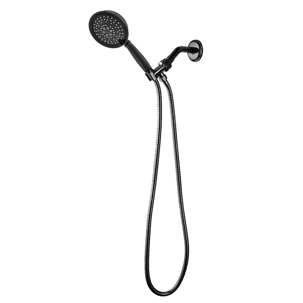 Tuscan Bronze Handheld Wall Mounted Shower Head with Pulse and Rain Settings