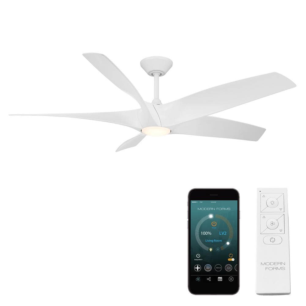 Modern Forms Zephyr 5 62 in. Smart Indoor/Outdoor Matte