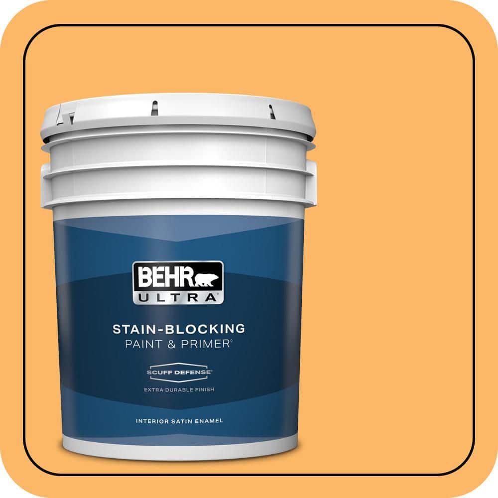 5 gal. Home Decorators Collection #HDC-SM14-11 Yellow Polka Dot Extra Durable Satin Enamel Interior Paint & Primer price history on PriceWatchPro